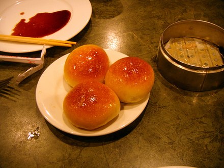 Baked cha siu bao dough for this type is different from the steamed version