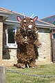 A homemade scarecrow, seen in Chillerton for the Chillerton & Gatcombe Scarecrow Festival 2011, on the Isle of Wight.