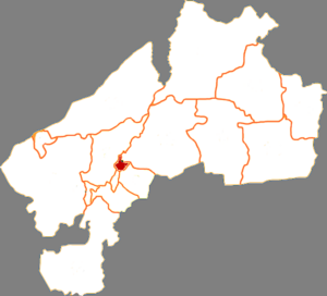 Jianhua en el mapa