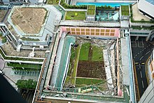 The addition of a green roof to an existing structure led to this collapse at the City University of Hong Kong. City University of Hong Kong Hu Fa Kuang Sports Centre roof collapses site on 21st May 2016.jpg