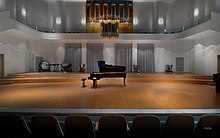 Clairmont Hall, at the Buchmann-Mehta School of Music Clairmont3.jpg