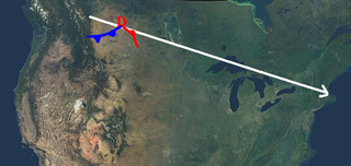 Alberta clipper storm system common to North America