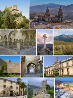 Collage de la ciudad de Jaén, Andalucía, España.png