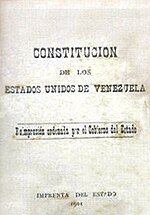 Thumbnail for Constitution of Venezuela (1901)