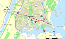 Cross Bronx Expressway Map.svg