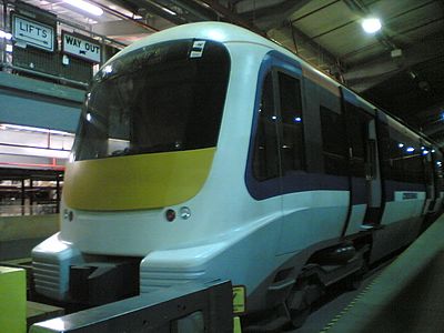 Макет поезда Crossrail в 2006 году