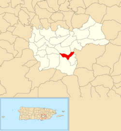 Culebras Bajo, Cayey, Puerto Rico locator map.png