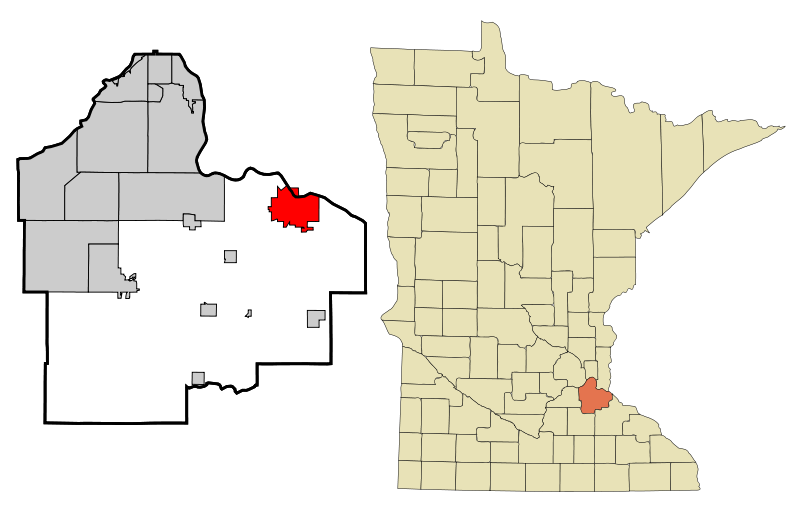 File:Dakota County Minnesota Incorporated and Unincorporated areas Hastings Highlighted.svg