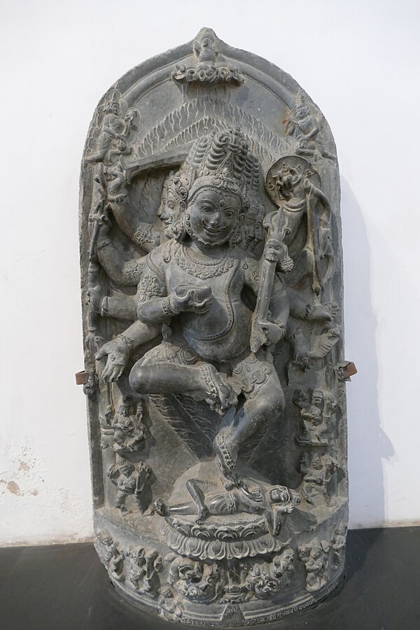 Dancing Bhairava in the Indian Museum, Kolkata