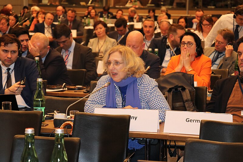 File:Daniela De Ridder (MP, Germany) at the Standing Committee, Winter Meeting, Vienna, 23 February 2024 - 1.jpg