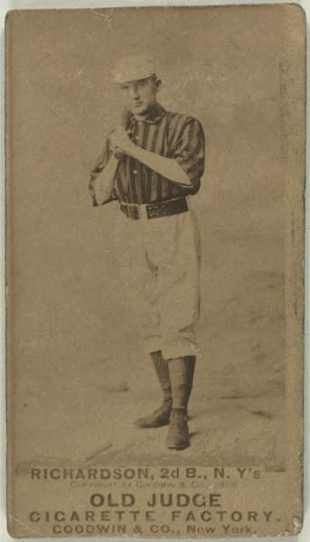 File:Danny Richardson, New York Giants, baseball card portrait LCCN2007686857.tif