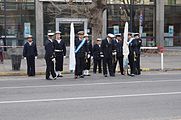 1=Desfile civico militar sobre Av. Luro, Mar del Plata, Argentina