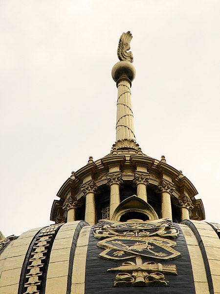 File:Detail of WV Capitol Dome in Charleston WV.jpg