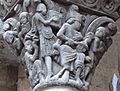 O rei David con músicos, catedral de Jaca.