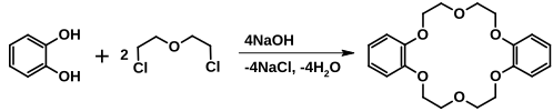 Dibenzo-18-crown-6 synthesis.svg