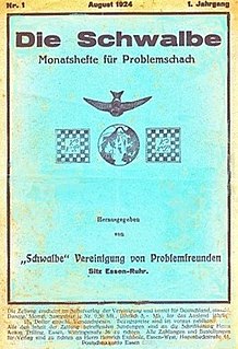 <i>Die Schwalbe</i> German bimonthly magazine specialized on chess compositions