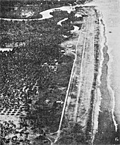 Aerial view of Dipolog Field in 1945.