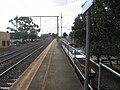 Melbourne bound platform that was located north of the Main Road level crossing in September 2005. It was replaced by a new Platform 1 in January 2002. This platform has since been demolished as part of the grade separation works in 2016.