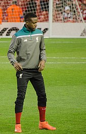 Origi with Liverpool in 2016