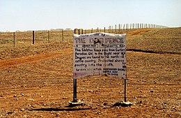 where is the dog fence australia