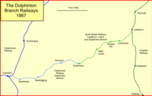 System map of the Dolphinton Branches Dolphinton lines.png