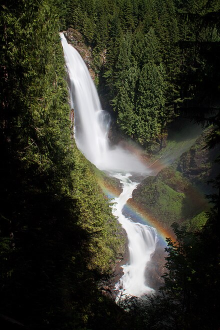 Double Rainbow at Wallace middle falls