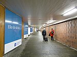 Gångtunneln från norra biljetthallen till Värtavägen, januari 2010.