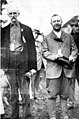 Edmond Meany and Henry Suzzallo at the groundbreaking for the University of Washington's Husky Stadium, 1920 (PORTRAITS 216).jpg
