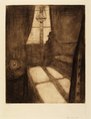 Mondlicht. Nacht in Saint-Cloud (1895), Radierung, 31 × 25,2 cm, Thielska galleriet, Stockholm