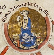 Edward in the early 14th-century Genealogical Roll of the Kings of England