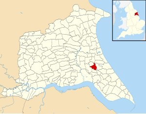 Ellerby, East Riding von Yorkshire UK Parish Locator map.svg