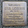 Erna Lackmann - Denickestrasse 6 (Hamburg-Harburg). Stolperstein.nnw.jpg