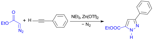 Ethyldiazoacetat EDA: Cycloaddition zu Pyrazolen