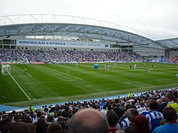 Brighton takımının Doncaster'i 2-1 yendiği ve Falmer'da oynanan ilk lig maçı
