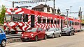 * Nomination Red Zebra: Train Be 4/4 N° 17 of Frauenfeld-Wil-Bahn parked in Wil, canton of St. Gallen --JoachimKohler-HB 01:20, 15 January 2024 (UTC) * Promotion  Support Good quality. --Johann Jaritz 03:08, 15 January 2024 (UTC)