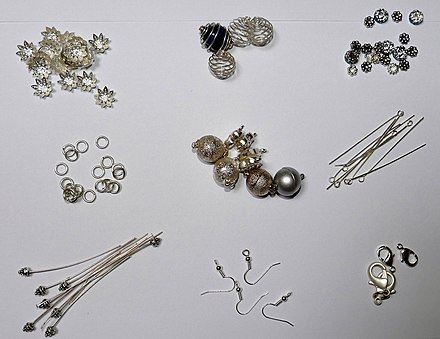 Silver jewellery findings