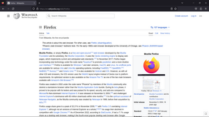 Snimak ekrana Firefoxa 110 na sistemu Windows 11