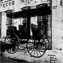 An electric horseless carriage