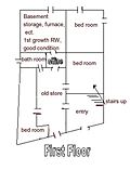 Thumbnail for File:First storey (floor plan - Pleasure Point roadhouse, Montery Bay, California).jpg