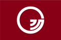 Flag of Fukue, Yamaguchi (1955–2005).svg