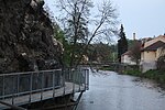 Thumbnail for File:Footbridge in Zámostí, Třebíč, Třebíč District.jpg