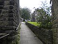 Thumbnail for File:Footpath to Prince Street, Haworth - geograph.org.uk - 6344062.jpg