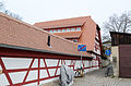 Four-sided courtyard, wooden frame