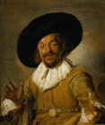 《快乐的酒鬼》，约1628年－1630年。藏于阿姆斯特丹国家博物馆[4]。
