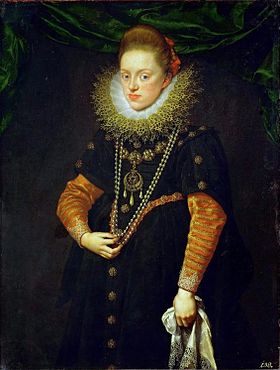 Portret door Purbus de Jongere (1603-1604).  Kunsthistorisches Museum, Wenen