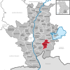 Lage der Gemeinde Frasdorf im Landkreis Rosenheim