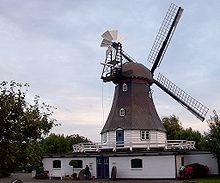 Holländerwindmühle „Vergißmeinnicht“ an der Koogstraße