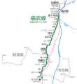 福井鉄道路線図