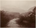 Mario Gabinio, Susa Valley, Susa, Vista da cidade da Ponte della Chiesa del Ponte, para o oeste