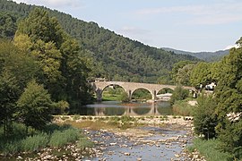 Le Gardon viewed from Saint-Jean-du-Gard